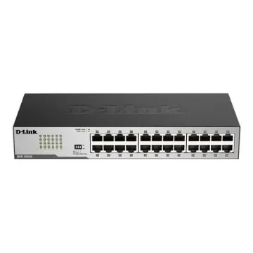 D-Link 24-Port Gigabit Unmanaged Desktop Switch, Unmanaged 24 Port Gigabit Switch, EU - DGS-1024D/E product image