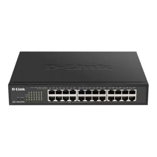 D-Link 24-Port Gigabit Smart Managed PoE Switch, Smart 24 Port Smart Switch With PoE EU - DGS-1100-24PV2/E product image