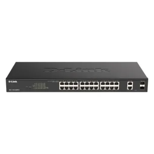 D-Link 26-Port Gigabit Smart Managed Max PoE Switch, Smart 26 Port Smart Switch With PoE EU - DGS-1100-26MPV2/E product image
