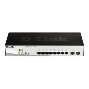 D-Link 10-Port Gigabit Smart Managed PoE Switch, Smart 10 Port Smart Switch With PoE EU - DGS-1210-10P/E product image