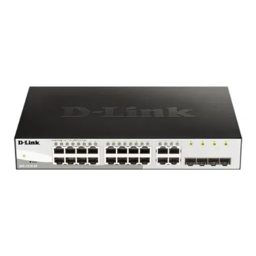 D-Link 20-Port Gigabit Smart Managed Switch, Smart 20 Port Smart Switch, EU - DGS-1210-20/E product image