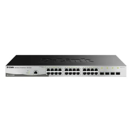 D-Link 28-Port Gigabit Managed Switch, Managed 28 Port Ethernet Switch, EU - DGS-1210-28/ME/E product image