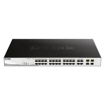 D-Link 28-Port Gigabit Smart Managed PoE Switch, Smart 28 Port Smart Switch With PoE EU - DGS-1210-28P/E product image