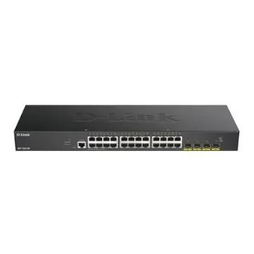 D-Link 28-Port Gigabit Smart Managed Switch with 10G Uplinks, Smart 28 Port Smart Switch, EU - DGS-1250-28X/E product image