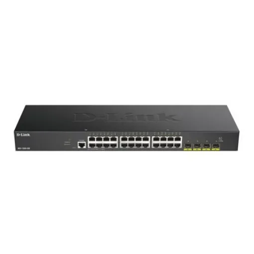D-Link 28-Port Gigabit Smart Managed Switch with 10G Uplinks, Smart 28 Port Smart Switch, EU - DGS-1250-28X/E product image