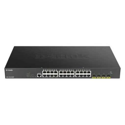 D-Link 28-Port Gigabit Smart Managed Max PoE Switch with 10G Uplinks, Smart 28 Port Smart Switch With PoE EU - DGS-1250-28XMP/E product image