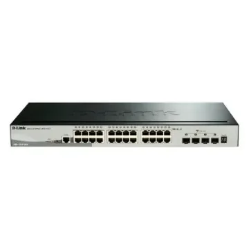 D-Link 28-Port Gigabit Stackable Smart Managed Switch with 10G Uplinks, Smart 28 Port Smart Switch, EU - DGS-1510-28X/E product image