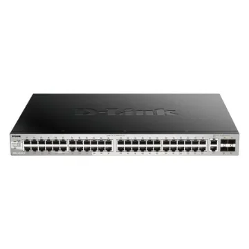 D-Link 54-Port Layer 3 Stackable Managed Switch with 10G Uplinks, Managed 54 Port Network Switch, EU - DGS-3130-54TS/E product image