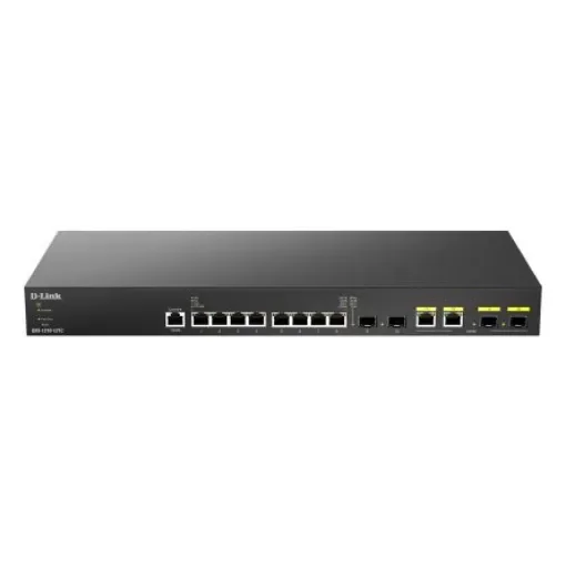 D-Link 12-Port 10G Multi-Gigabit Smart Managed Switch, Smart 12 Port Smart Switch, EU - DXS-1210-12TC/E product image