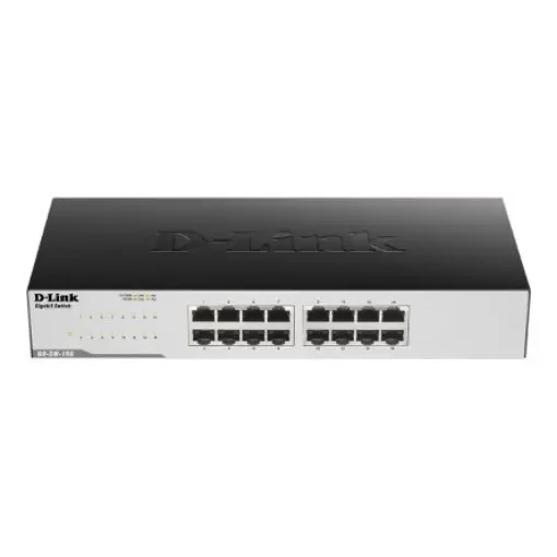 D-Link 16-Port Gigabit Easy Desktop Switch, Unmanaged 16 Port Network Switch, EU - GO-SW-16G/E product image