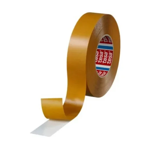 Tesa 4970 White Double Sided Plastic Tape, 225mm Thick, 13,6 N/cm, PVC Backing, 38mm x 50m - 04970-00153-00 product image