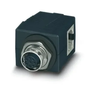 Phoenix Contact CUC Series Socket RJ45 Connector Straight 1 Port - 1414393 product image