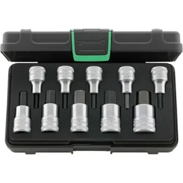 STAHLWILLE 10-Piece Metric 1/2 in Bit Socket Set, Hex Bit - 96031508 product image