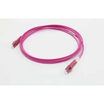 Molex Premise Networks LC to LC Duplex OM4 Multi Mode OM4 Fibre Optic Cable, 50/125µm, Light Blue, 2m - 180591037 product image