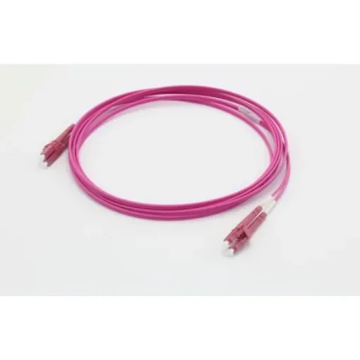 Molex Premise Networks LC to LC Duplex OM4 Multi Mode OM4 Fibre Optic Cable, 50/125µm, Light Blue, 2m - 180591037 product image