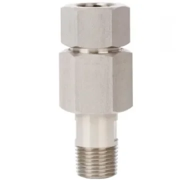 WIKA Hydraulic Union Straight Threaded Adaptor NPT 1/2 Male to NPT 1/2 Female, 11148144 product image