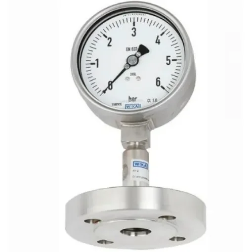 WIKA DN 25 Analogue Pressure Gauge 6bar Bottom Entry 100mm Outside Diameter - 31155358 product image