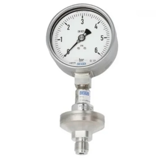 WIKA NPT 1/2 Analogue Pressure Gauge 25bar Bottom Entry 100mm Outside Diameter - 45798332 product image