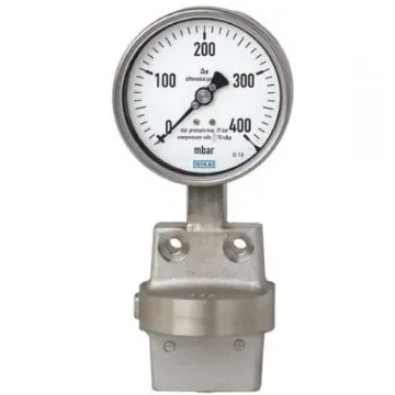 WIKA NPT 1/2 Analogue Pressure Gauge 6bar Bottom Entry 100mm Outside Diameter - 48775607 product image