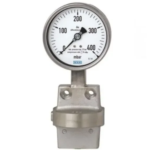 WIKA NPT 1/2 Analogue Pressure Gauge 6bar Bottom Entry 100mm Outside Diameter - 48775607 product image