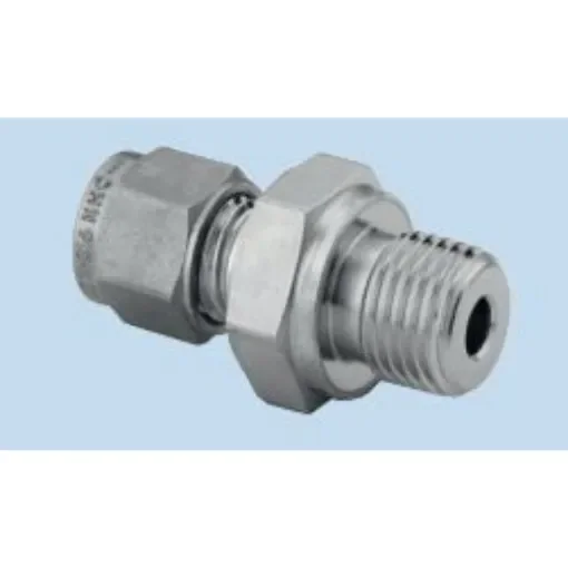 WIKA CPK-AD Series Straight Fitting, M6 to NPT 1/8 Male, Threaded Connection Style, CPK-AD - 48675595 product image