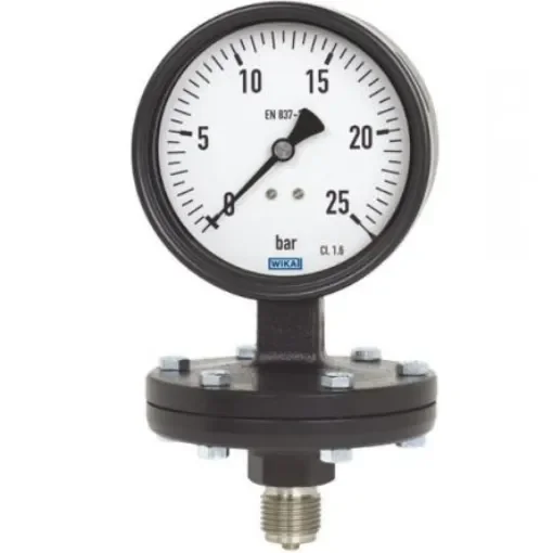 WIKA DN 50 Analogue Pressure Gauge 25bar Bottom Entry 100mm Outside Diameter - 48713929 product image