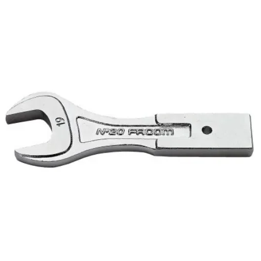 Facom 20 Series Crow Foot Spanner Head, 10, 20 x 7mm Insert, Chrome Finish - 20.10 product image