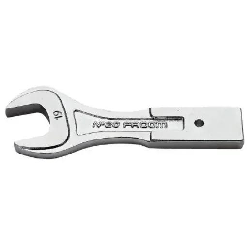 Facom 20 Series Crow Foot Spanner Head, 30, 20 x 7mm Insert, Chrome Finish - 20.30 product image
