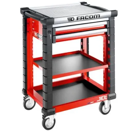 Facom 2 Drawer Aluminium Wheeled Tool Trolley - JET.UC3S2DM3A product image