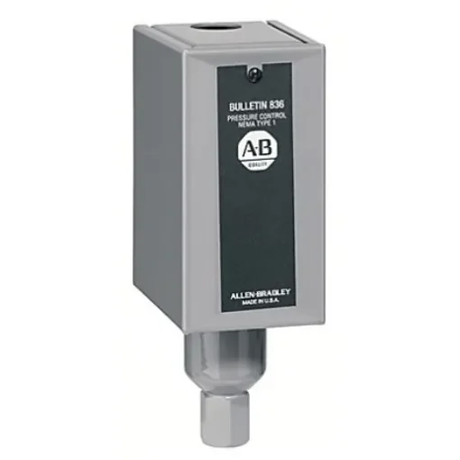 Allen Bradley 836 Series Series Pressure Switch, 2.5psi Min, 300psi Max, Adjustable Differential Reading - 836-C7A product image