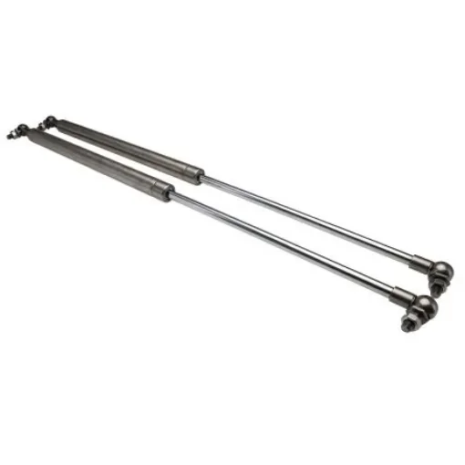 RS PRO Stainless Steel Gas Struts, with Ball & Socket Joint, 605.0mm Extended Length, 250.0mm Stroke Length - 2687078 product image