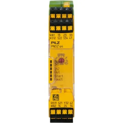 Pilz PNOZsigma PNOZ s4 C Emergency Stop Safety Relay, 24V dc, Dual-Channel - 751104 product image