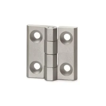 Elesa Zinc Alloy Butt Hinge with a Fixed Pin, Screw Fixing, 50mm x 50mm x 11.5mm - 428631 product image