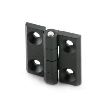 Elesa Zinc Alloy Butt Hinge with a Fixed Pin, Screw Fixing, 60mm x 60mm x 15mm - 428711 product image