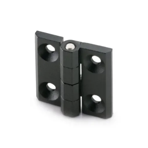 Elesa Zinc Alloy Butt Hinge with a Fixed Pin, Screw Fixing, 60mm x 60mm x 15mm - 428711 product image