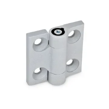 Elesa Zinc Alloy Friction Hinge with a Plastic Pin, Screw Fixing, 50mm x 50mm x 15.5mm - 428861 product image