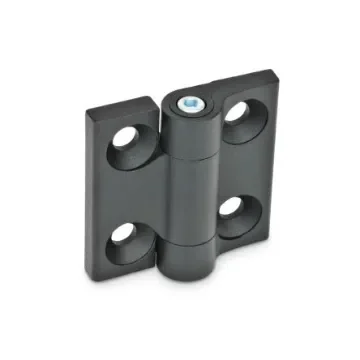 Elesa Zinc Alloy Friction Hinge with a Plastic Pin, Screw Fixing, 50mm x 50mm x 15.5mm - 428863 product image