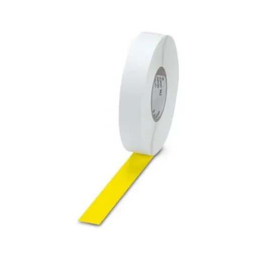Phoenix Contact 08034 Yellow Yellow Print Label Roll, 20mm Width, 20mm Height, 1Per Pack Qty - 0803453 product image