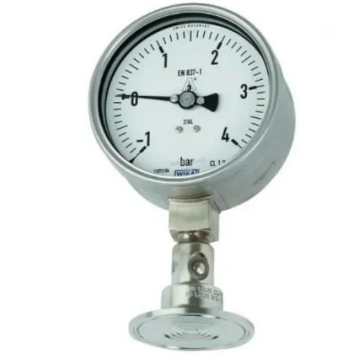 WIKA DN 38.1 Analogue Pressure Gauge 10bar Bottom Entry 100mm Outside Diameter - 48730770 product image