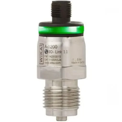 WIKA A-1200 Series Gauge Pressure Sensor, 0bar Min, 10bar Max, PNP/NPN Output, Gauge Reading - 48756687 product image