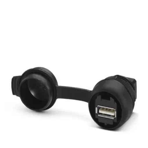 Phoenix Contact Horizontal, Panel Mount, Socket Type Type A USB 3.0 IP65 USB Connector - 1425185 product image