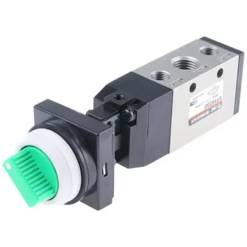 SMC Twist Selector 5/2 Pneumatic Manual Control Valve VFM300 Series, Rc 1/4, 1/4in, III B - VFM350-02-34G product image