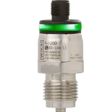 WIKA A-1200 Series Pressure Sensor, 0bar Min, 250bar Max, PNP Output, Gauge Reading - 48796035 product image