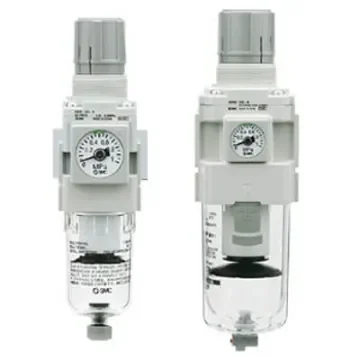 SMC G 1/4 Pneumatic Regulator - 0.2bar to 2bar, 44930 in, 0.85Mpa max. input, AW20 - AW20-F02-1-B product image