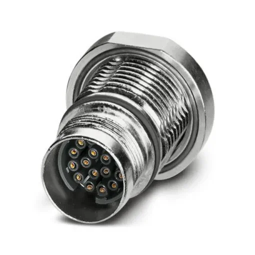 Phoenix Contact, SACC IP67 Silver Rear Mount 17 Industrial Power Socket, Rated At 3.6A, 48 Vac/Vdc, 74 Vac/Vdc - 1613543 product image