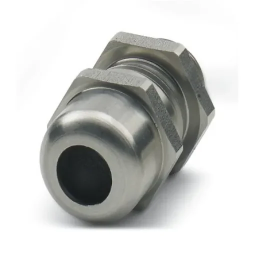 Phoenix Contact G-INS Series Silver PA 6 Cable Gland, M20 Thread, 6mm min., 12mm max., IP66, IP68, IP69 - 1424543 product image