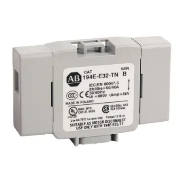 Allen Bradley 3 Pole Front Switch Disconnector - 32A Maximum Current, 7.5kW Power Rating, IP20 - 194E-E32-3753 product image