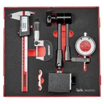 Teng Tools 3 Piece Measuring Tool Set Tool Kit with Foam Inlay - TEDIMM product image