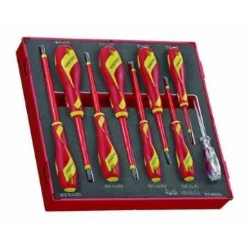 Teng Tools Slotted Insulated Screwdriver Set, 9-Piece - TEDV909N product image