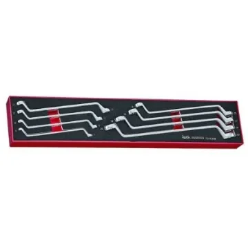 Teng Tools 8-Piece Spanner Set, 6 x 7 mm, 8 x 9 mm, 10 x 11 mm, 12 x 13 mm, 14 x 15 mm, 16 x 17 mm, 18 x 19 mm, 20 x 22 - TEX6308 product image